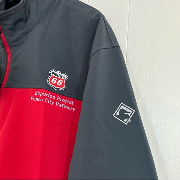 DRI DUCK NEW Winter Jacket Red Gray Jacket PHILLIPS 66 Refinery Jacket Size 3XL. - Picture 7 of 13